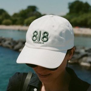 818 Tequila White Dad Cap Hat